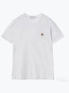 Fox Head Patch Classic Short Sleeve T-Shirt White - MAISON KITSUNE - BALAAN 2