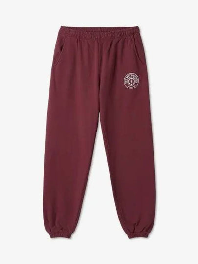 Connecticut Crest Logo Print Track Pants Red - SPORTY & RICH - BALAAN 2