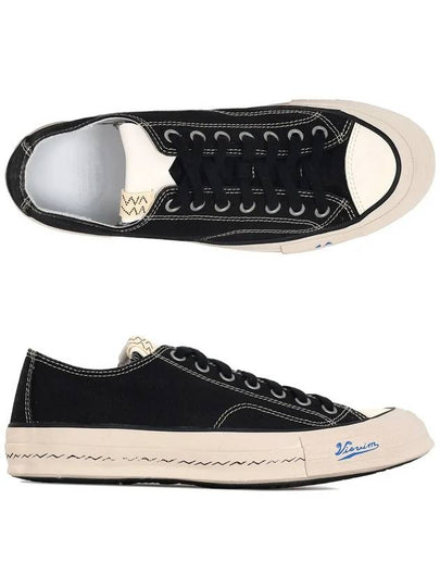 Cotton Low-Top Sneakers Black - VISVIM - BALAAN 2