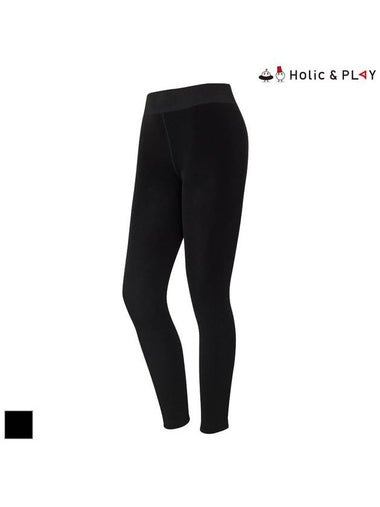 Women s Wide Heated Boa Brushed Leggings HA3UAC001 - HOLIC&PLAY - BALAAN 1