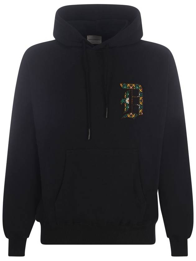 Drôle De Monsieur Hooded Sweatshirt With Logo - DROLE DE MONSIEUR - BALAAN 1