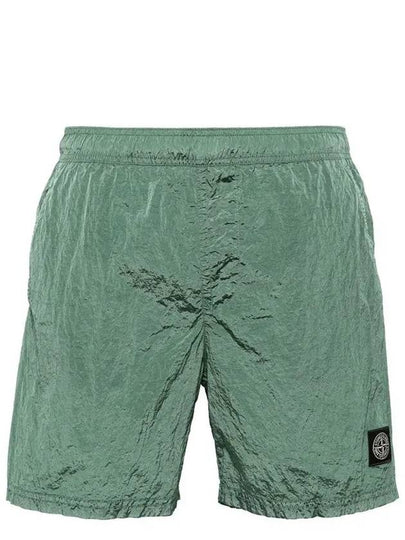 Nylon Metal Swimming Trunk Shorts Green - STONE ISLAND - BALAAN 2