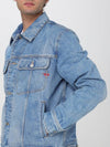 Cotton Denim Jacket Blue - DIESEL - BALAAN 3