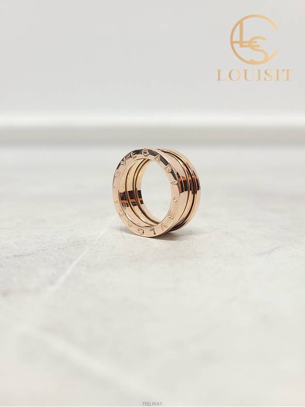 Used luxury goods Lewis It 52 Rose gold B Zero1 3 band ring - BVLGARI - BALAAN 2