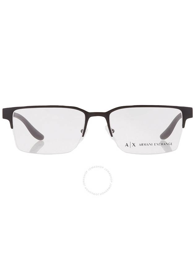 Eyewear Rectangle Metal Eyeglasses Black - ARMANI EXCHANGE - BALAAN 1