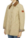 Diamond Quilted Thermoregulated Barn Jacket Honey - BURBERRY - BALAAN 4