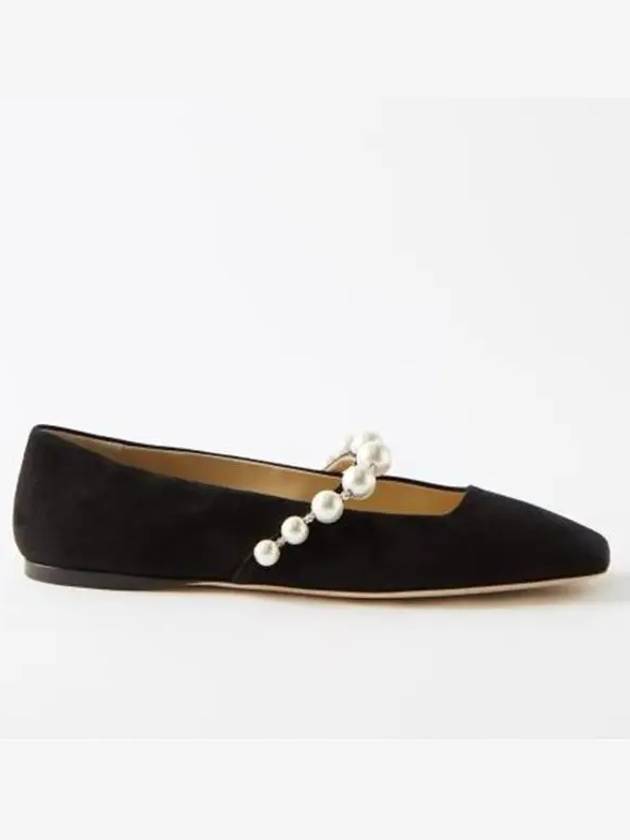 Pearl Suede Flats Ballet Black - JIMMY CHOO - BALAAN 2