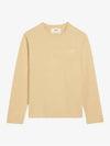 Alexandre Mattiussi Long Sleeve T-Shirt Beige - AMI - BALAAN 2