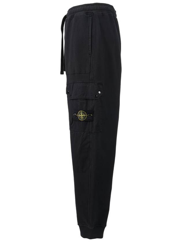 Compass Badge Panel Track Pants Black - STONE ISLAND - BALAAN 3