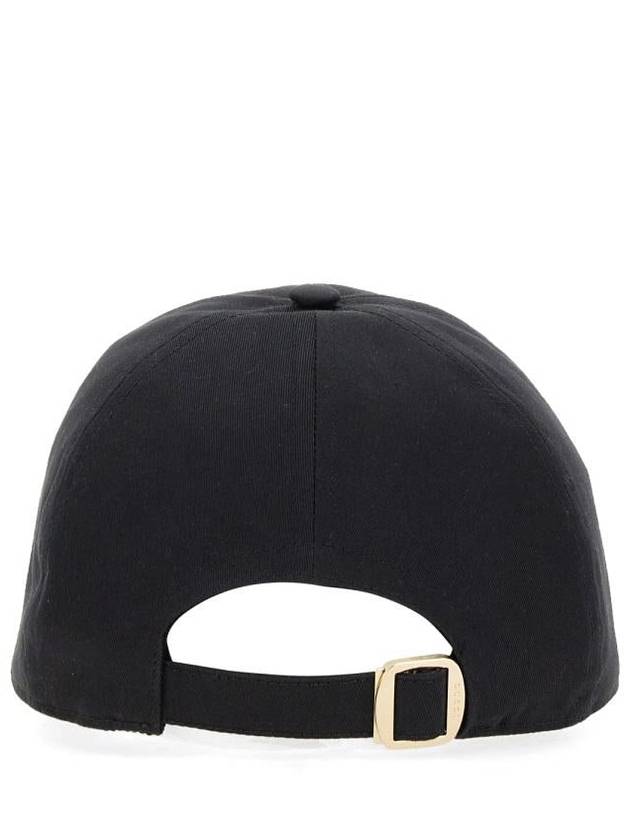 Embroidered Cotton Base Ball Cap Black - GUCCI - BALAAN 5