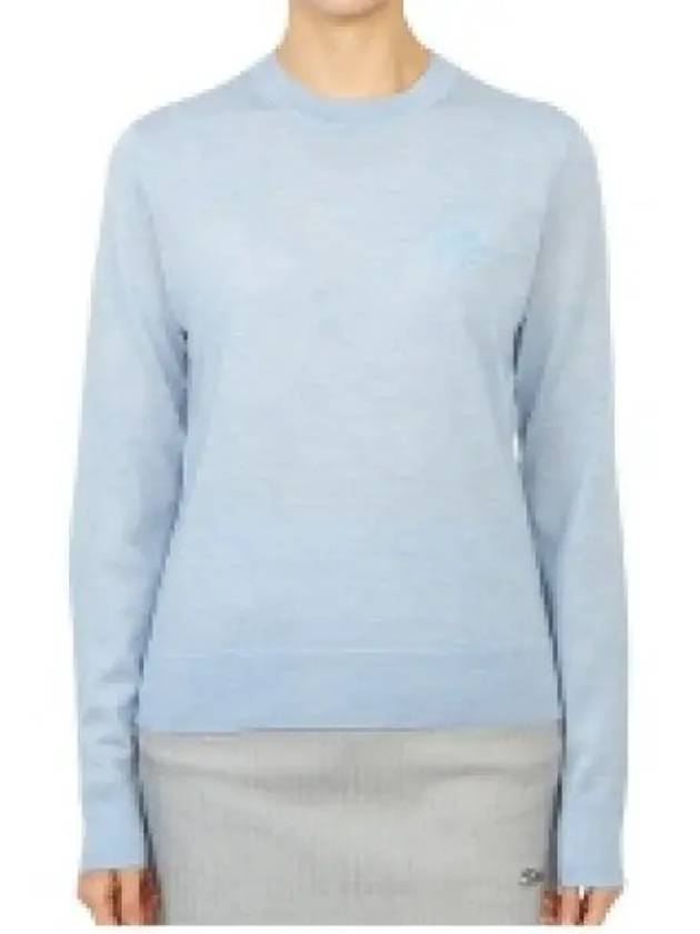 Talk Buddy To Me Crew Neck Merino Wool Knit Top Sky Blue - G/FORE - BALAAN 2