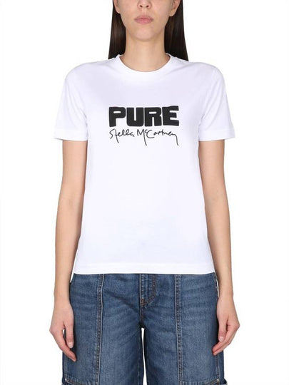 23 fw T-shirt WITH logo 6J02083SPX669000 B0040369615 - STELLA MCCARTNEY - BALAAN 2