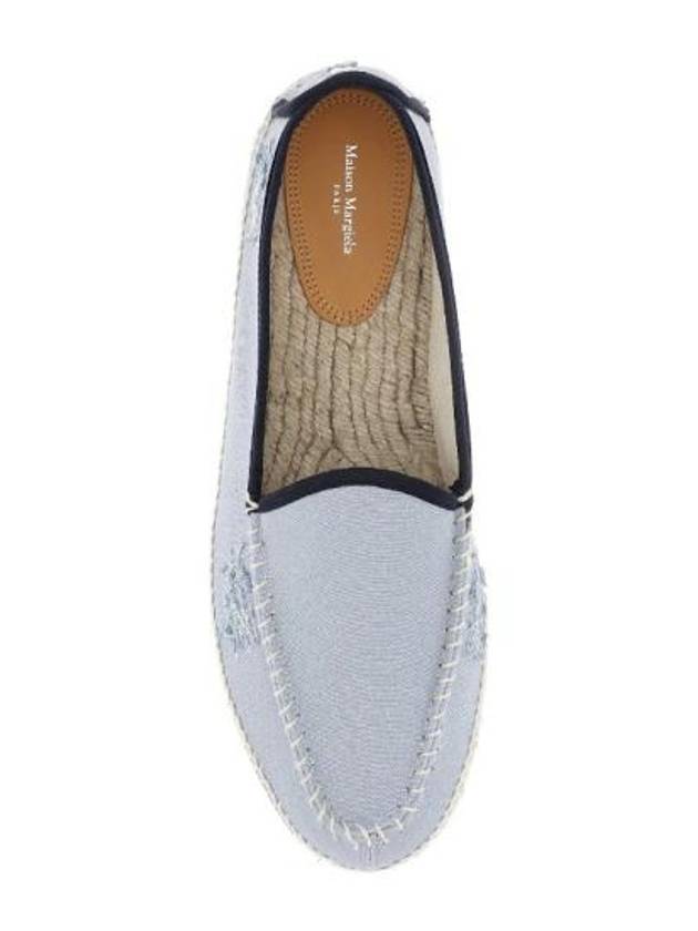 Embroidered Espadrilles Blue - MAISON MARGIELA - BALAAN 4