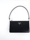 Brushed Leather Mini Bag Black - PRADA - BALAAN 6