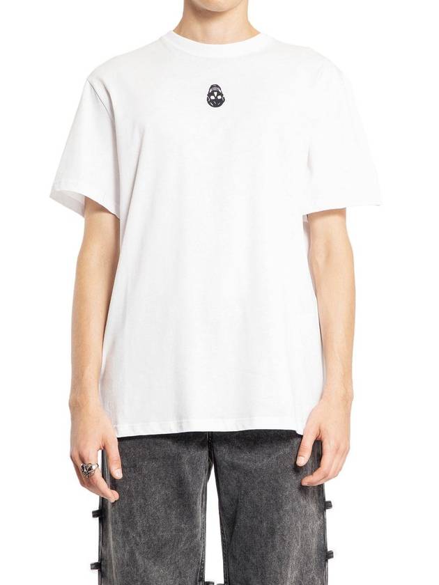 Crew neck cotton short sleeve t shirt white - ALEXANDER MCQUEEN - BALAAN 2