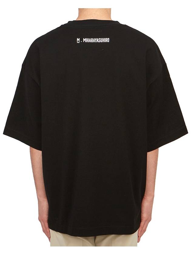 X Champion Men's Short Sleeve TShirt A11TS682 BLACK - MAISON MIHARA YASUHIRO - BALAAN 3