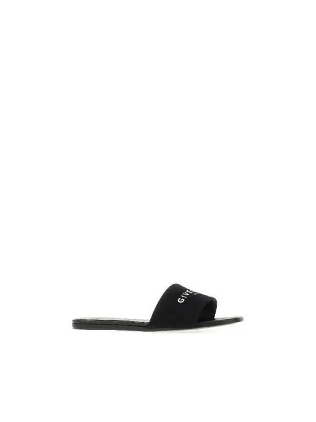 4G Logo Print Slippers Black - GIVENCHY - BALAAN 3