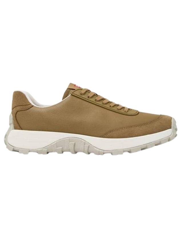 Drift Trail Vibram Leather Textile Low Top Sneakers Brown - CAMPER - BALAAN 1