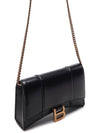 Hourglass Chain Mini Calfskin Cross Bag Black - BALENCIAGA - BALAAN 4