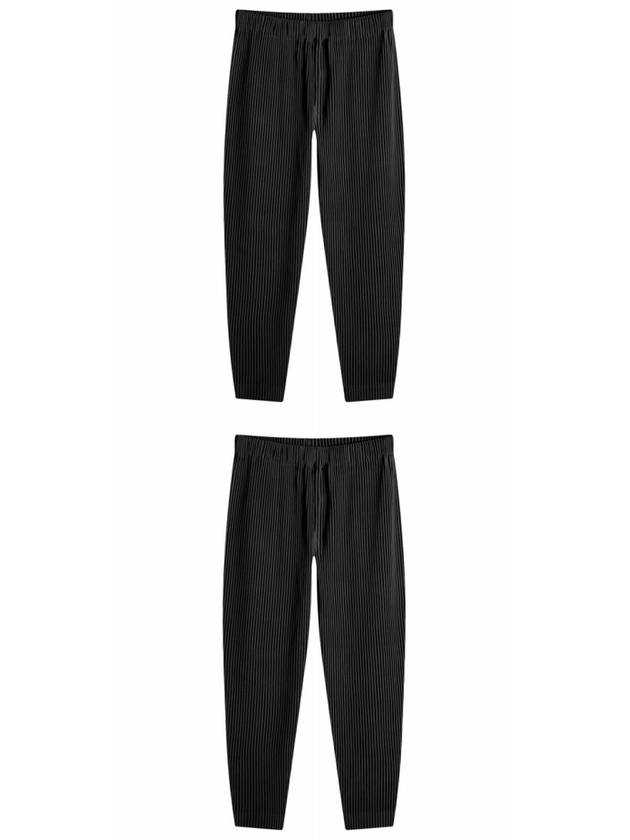 MC August Straight Pants Black - ISSEY MIYAKE - BALAAN 5