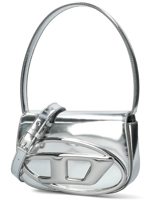 1DR Mirrored Leather Shoulder Bag Silver - DIESEL - BALAAN 2