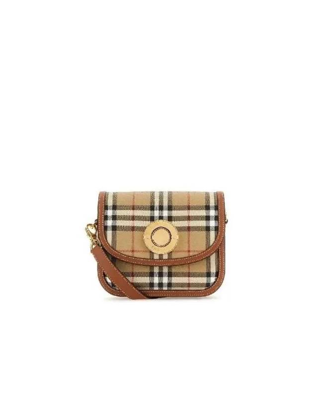 Elizabeth Check Pattern Small Cross Bag Beige - BURBERRY - BALAAN 2