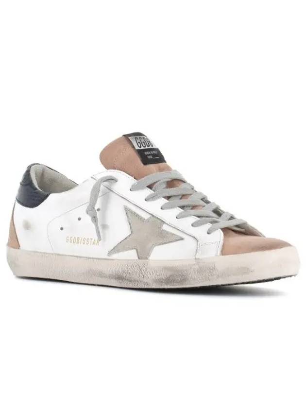 Superstar Star Leather Low Top Sneakers Brown White - GOLDEN GOOSE - BALAAN 4