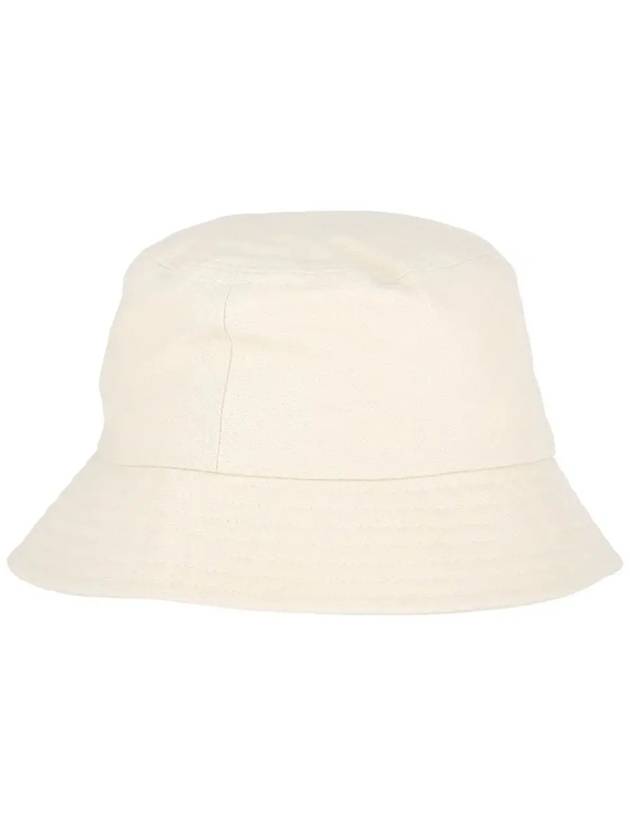 Haley Embroidered Logo Bucket Hat Ivory - ISABEL MARANT - BALAAN 4