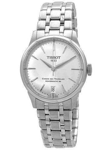 Tissot Chemin Des Tourelles Automatic Silver Dial Ladies Watch T139.207.11.031.00 - TISSOT - BALAAN 1