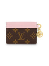 LV Charm Monogram Card Wallet Pink Brown - LOUIS VUITTON - BALAAN 5