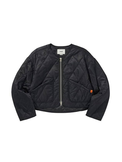 Half Quilting Zip Up Jacket Black - LIBERE - BALAAN 2