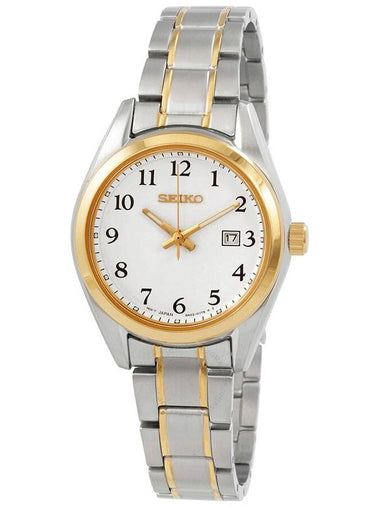 Seiko Core Quartz White Dial Ladies Watch SUR466P1 - SEIKO - BALAAN 1