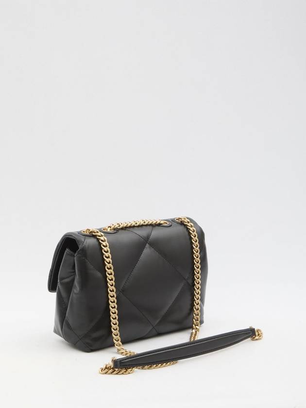 Kira Diamond Quilted Shoulder Bag Black - TORY BURCH - BALAAN 3