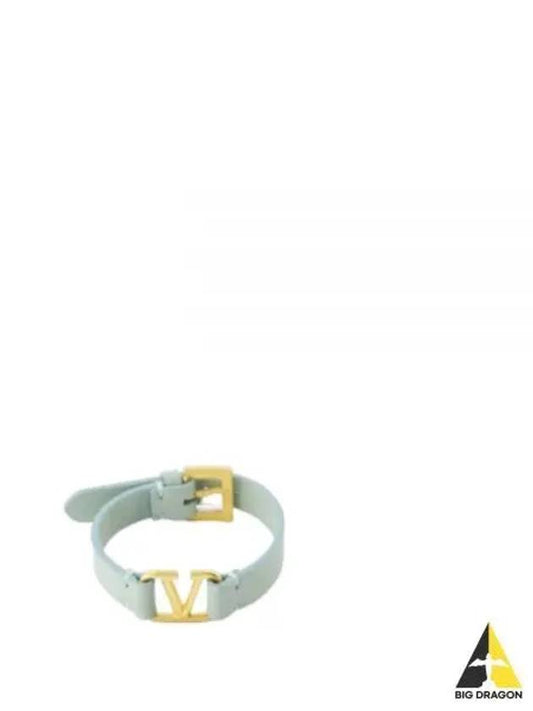 V Logo Bracelet Water Green - VALENTINO - BALAAN 2