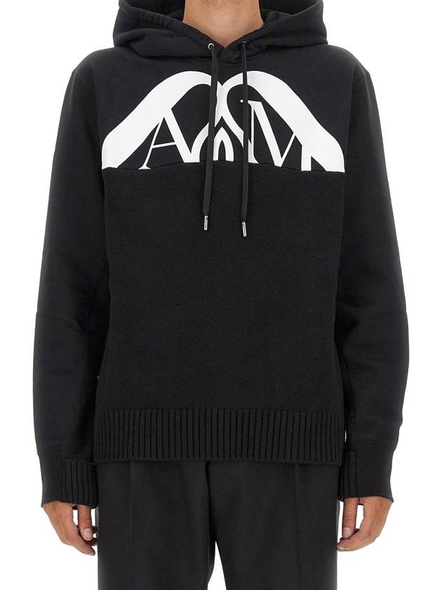 Hood 760764Q1XIL 1011 BLACK IVORY B0170457704 - ALEXANDER MCQUEEN - BALAAN 4