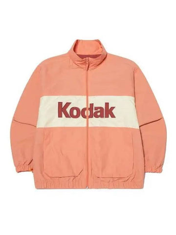 KODAK Big Logo Color Block Jacket ORANGE - KODO - BALAAN 1