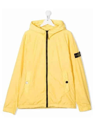 Kids Waffen Hooded Jacket Yellow 761640233 V0030 - STONE ISLAND - BALAAN 1