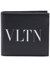 VLTN Logo Half Wallet Black - VALENTINO - BALAAN 3