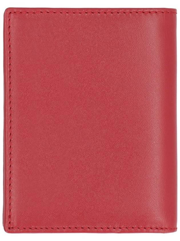 Comme Des Garçons Small Leather Flap-Over Wallet - COMME DES GARCONS - BALAAN 3