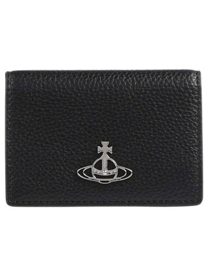 ORB Logo Half Wallet Black - VIVIENNE WESTWOOD - BALAAN 2