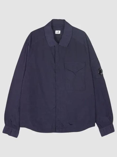 Chrome-R Lens Over Long Sleeve Shirt Purple - CP COMPANY - BALAAN 2