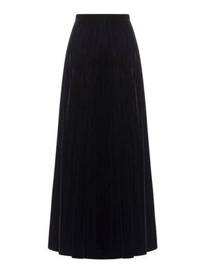 Christian Midi Skirt 411J22A51329000 BLACK - DIOR - BALAAN 2