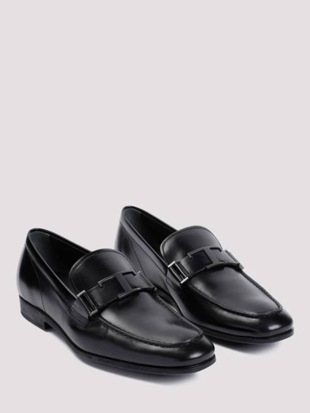 T Timeless Logo Loafers Black - TOD'S - BALAAN 3