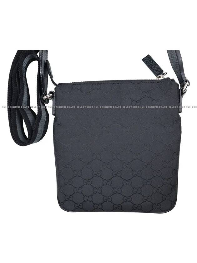 Micro GG Ssima Canvas Messenger Bag Black - GUCCI - BALAAN 6