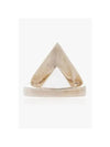 Triangle Ring Silver - BOTTEGA VENETA - BALAAN 5