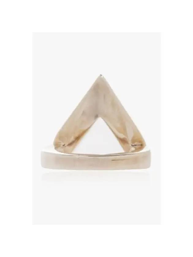 Triangle Ring Silver - BOTTEGA VENETA - BALAAN 5