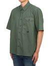 Short Sleeve Shirt 16CMSH208A005328G 649 Green - CP COMPANY - BALAAN 3
