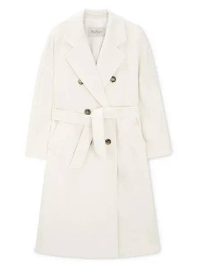 Madame Wool Cashmere Double Coat White - MAX MARA - BALAAN 2