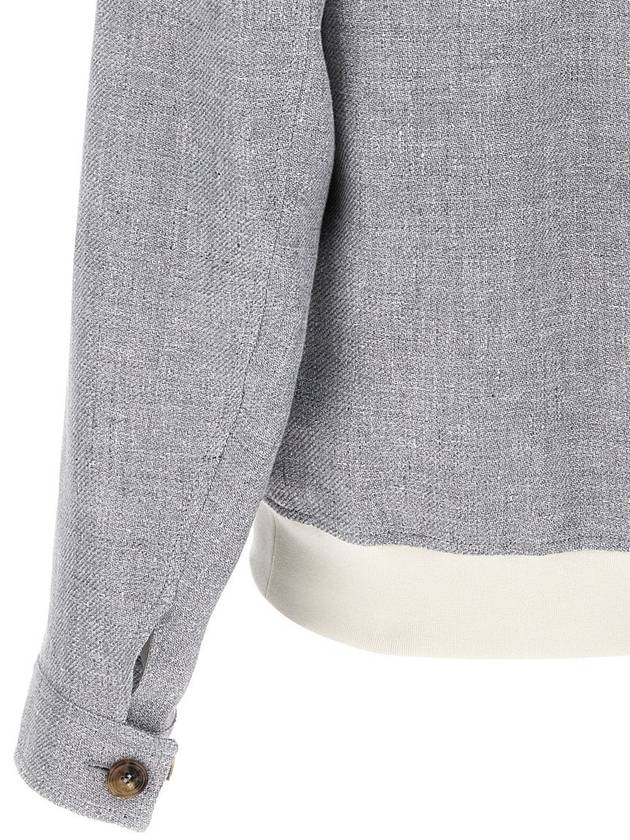 Brunello Cucinelli Diagonal Jacket - BRUNELLO CUCINELLI - BALAAN 4