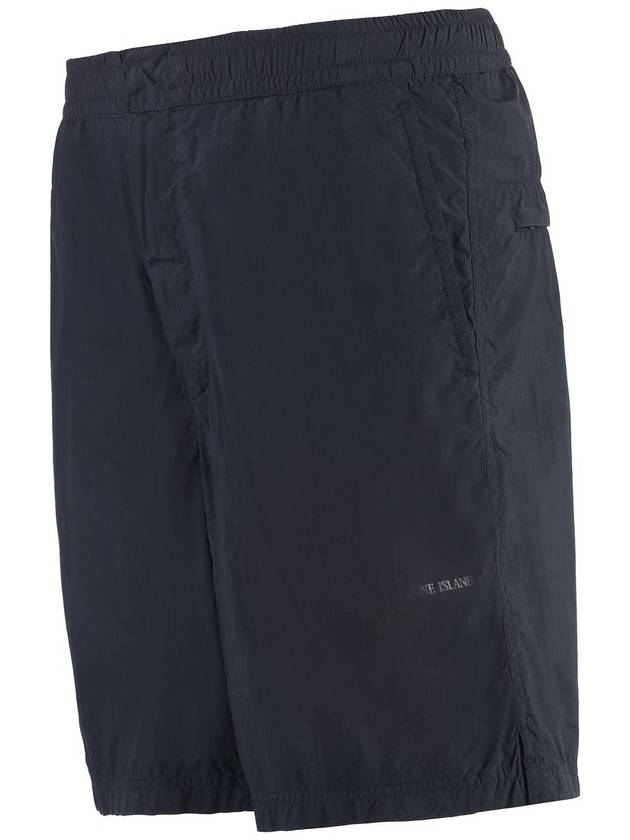 Comfort Fit Swim Shorts Navy - STONE ISLAND - BALAAN 4